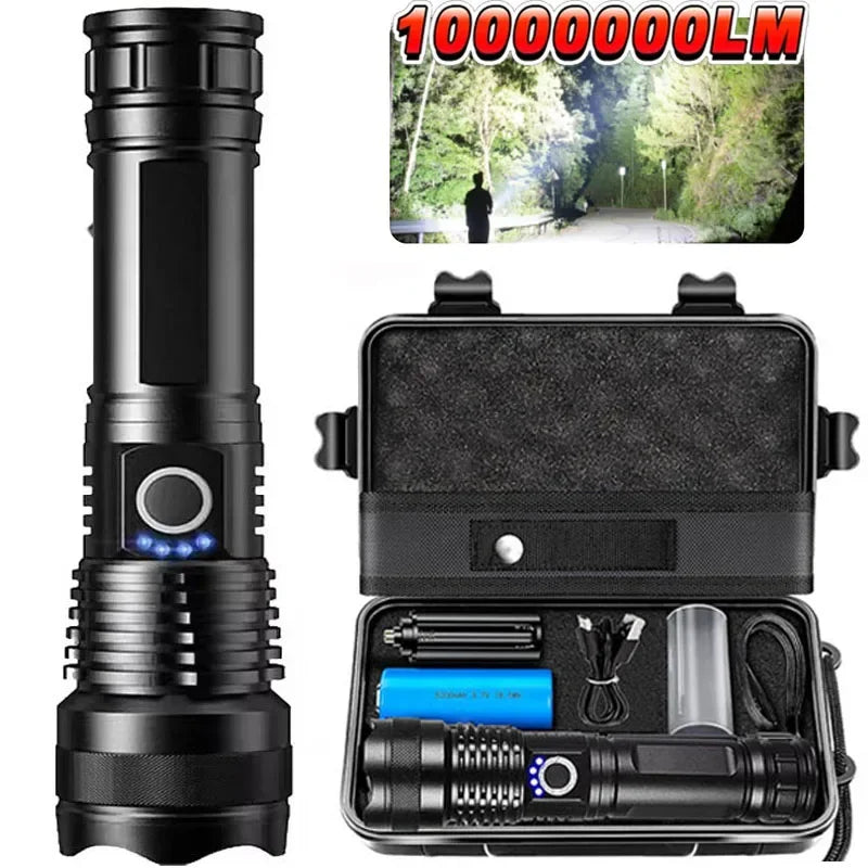 High Power Rechargeable, Tactical Flashlight